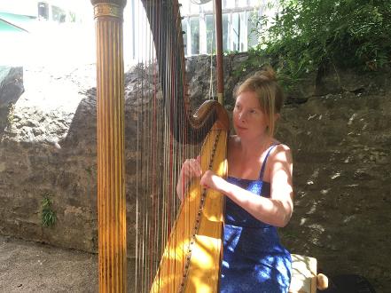Katie McClaughry Wedding harpist Plymouth Devon